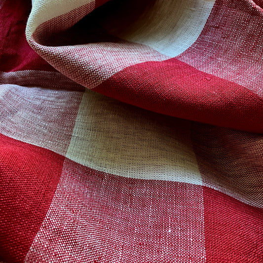 Red Check Linen