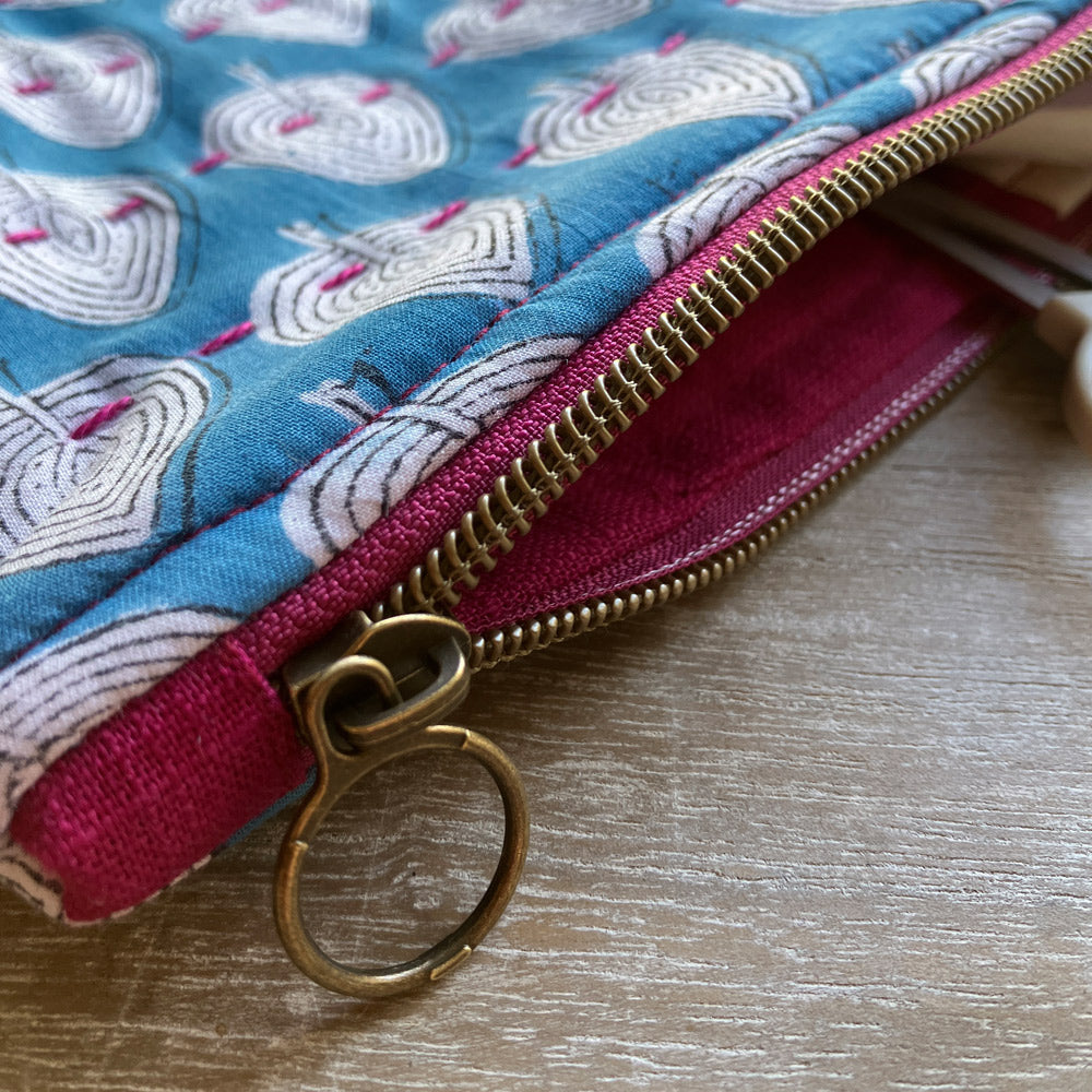 Hand-stitched Artisan Pouch
