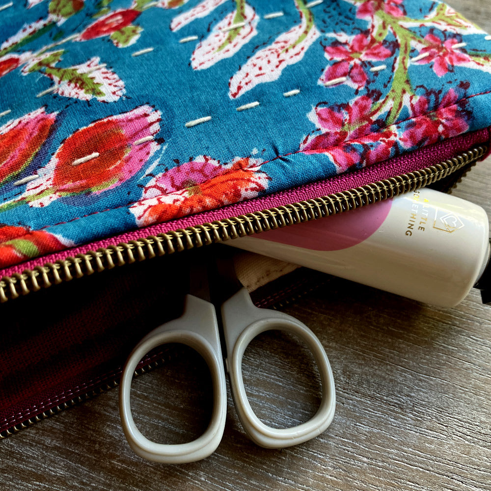 Hand-stitched Artisan Pouch