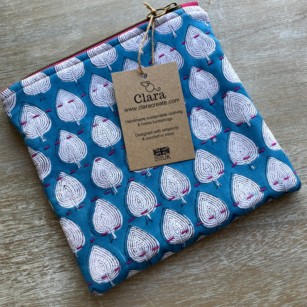 Hand-stitched Artisan Pouch