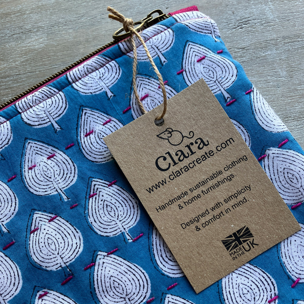Hand-stitched Artisan Pouch