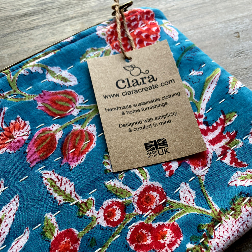 Hand-stitched Artisan Pouch