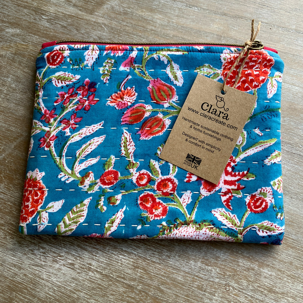 Hand-stitched Artisan Pouch