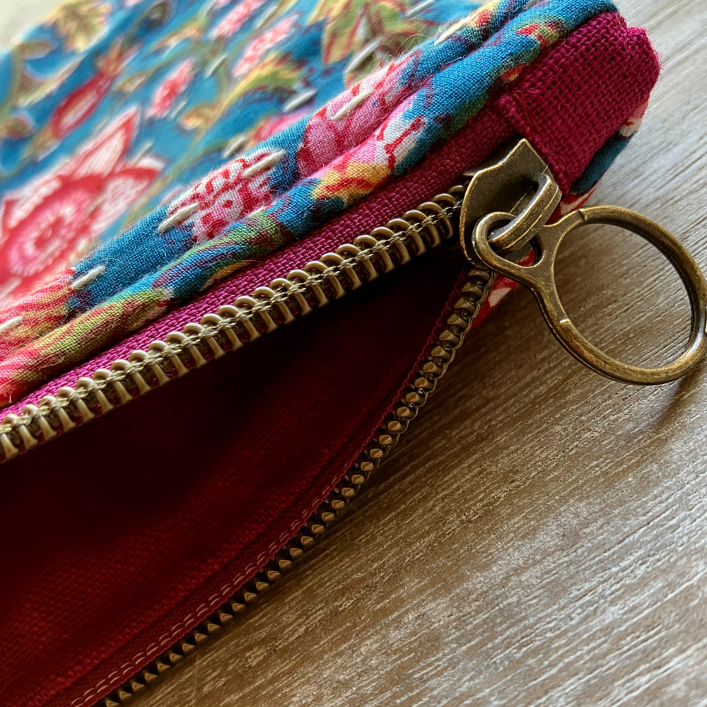 Hand-stitched Artisan Pouch