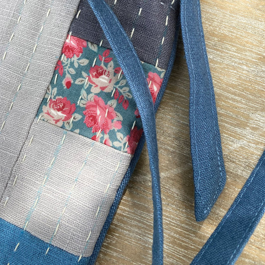Shoulder bag - Hand Slow Stitch Patchwork