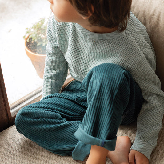 Child's Corduroy Trousers - Green