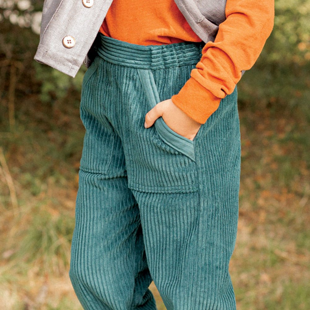 Child's Corduroy Trousers - Green