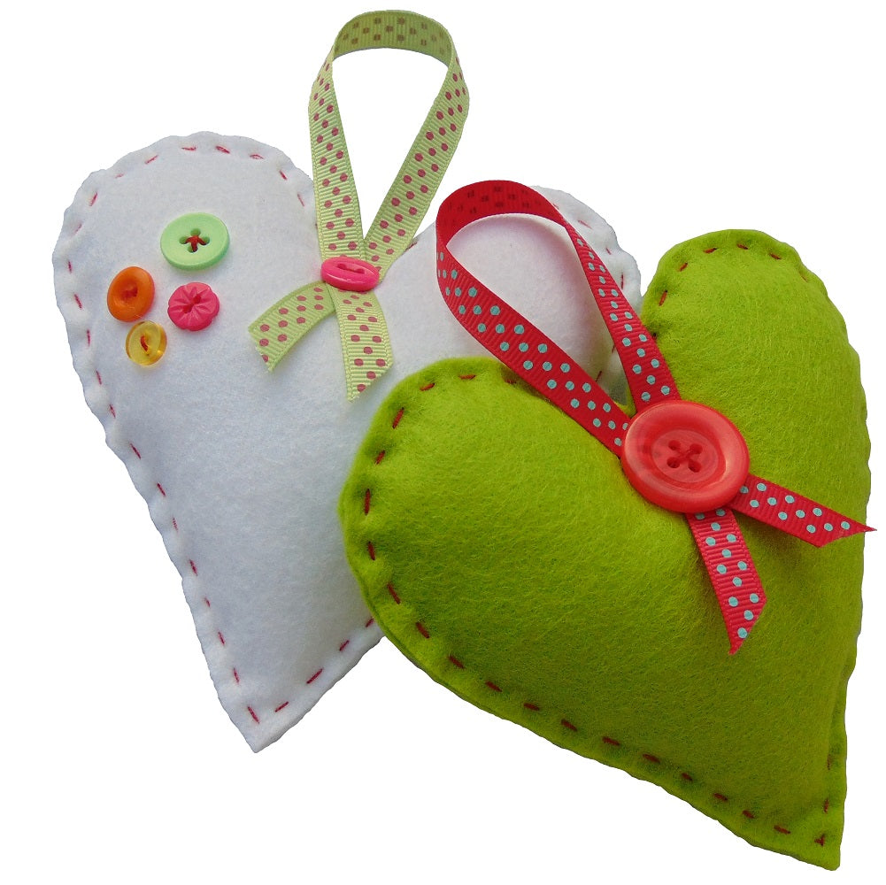 Sewing Kit - Felt Hearts