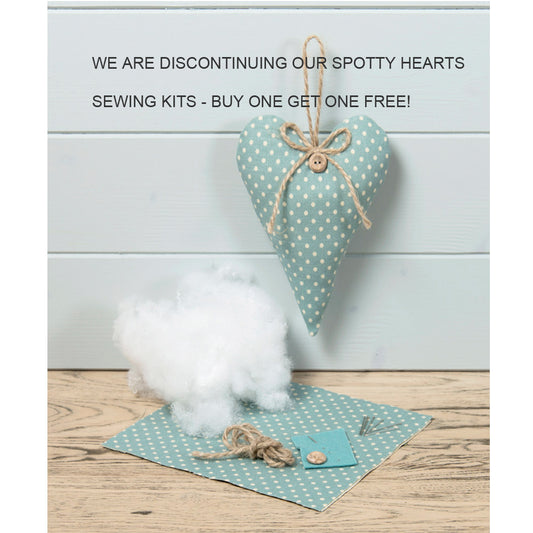 Spotty Heart Sewing Kit -- BUY ONE GET ONE FREE
