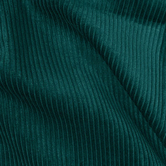Green Jumbo Cord Cotton Fabric