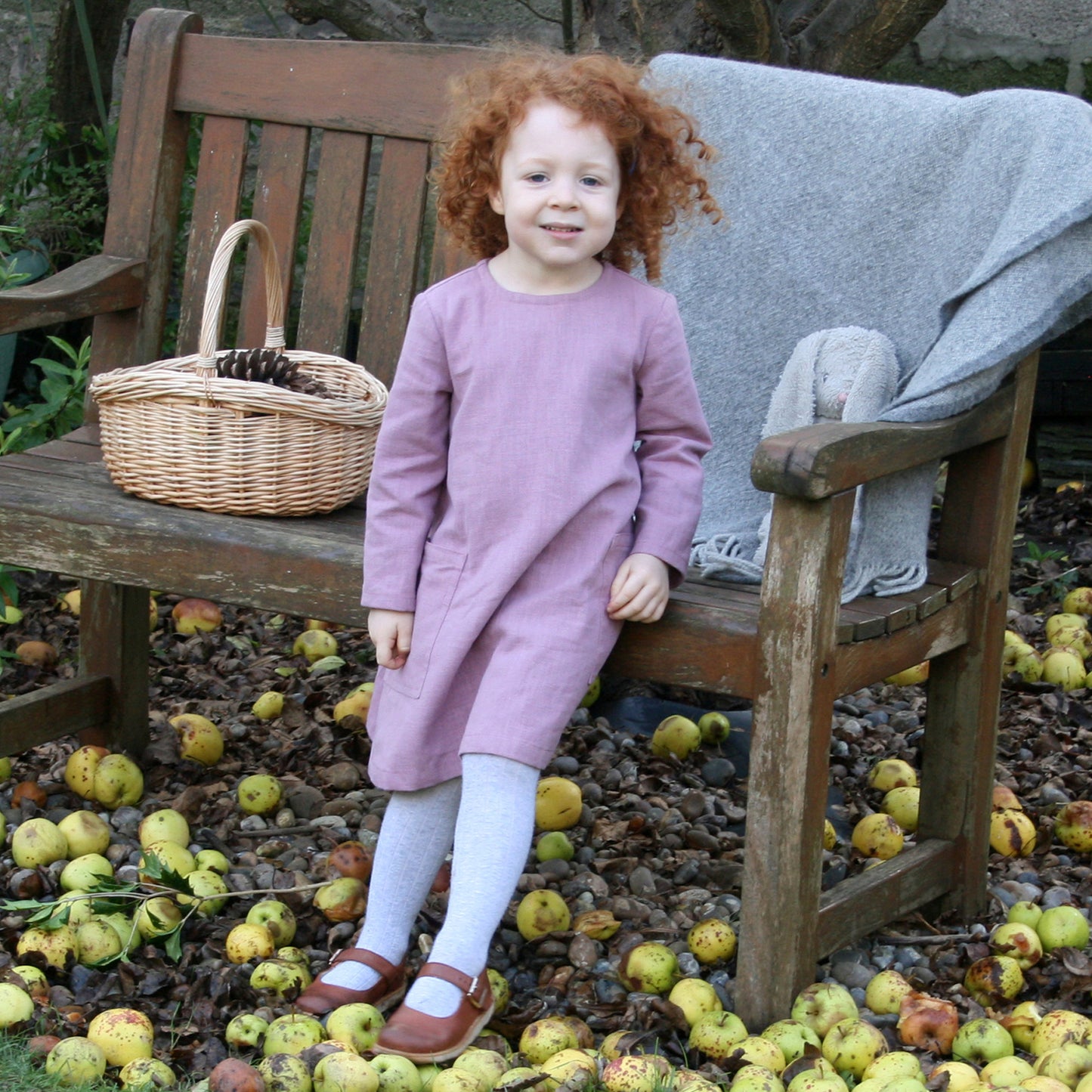 Long Sleeve Linen Dress