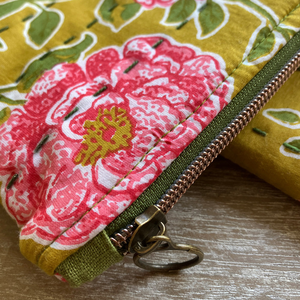 Hand-stitched Artisan Pouch