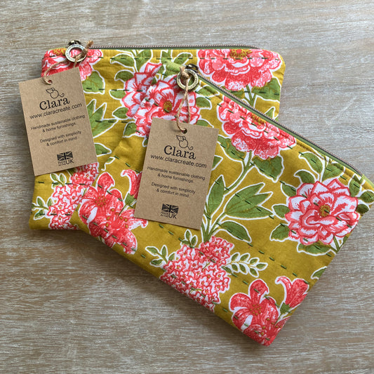 Hand-stitched Artisan Pouch