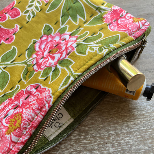 Hand-stitched Artisan Pouch