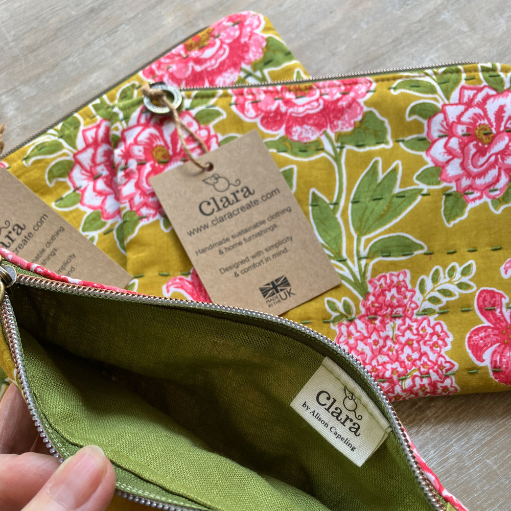 Hand-stitched Artisan Pouch