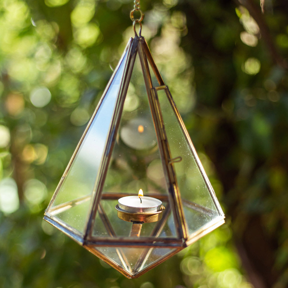 Hanging Brass Lantern