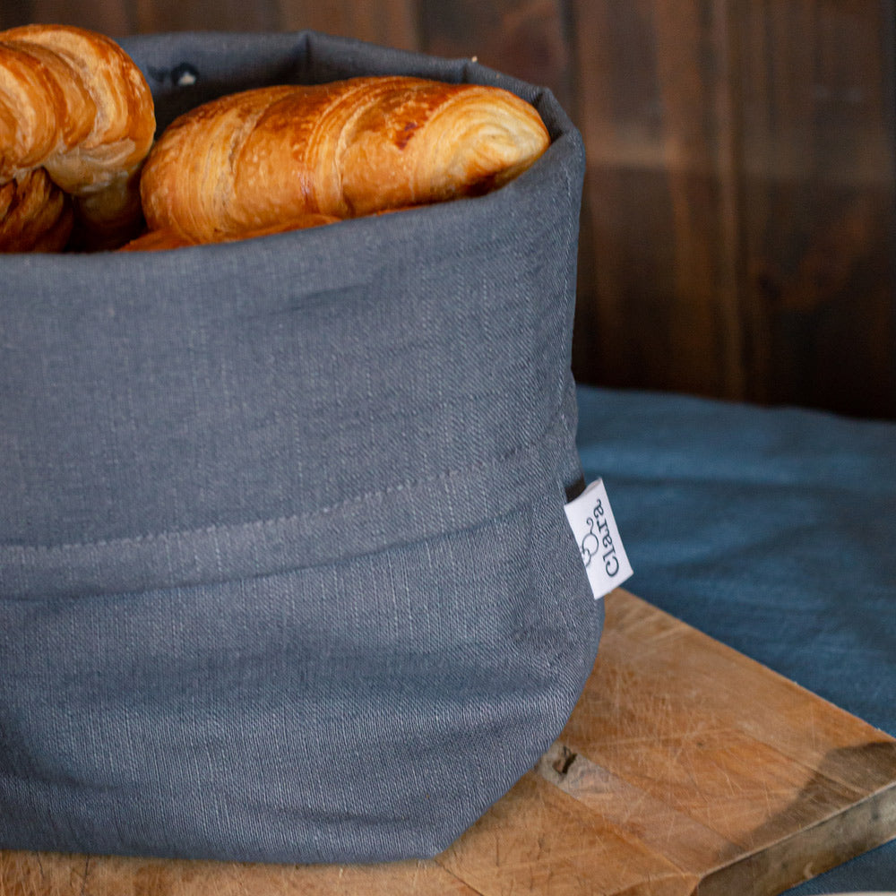 Linen Bread Roll Bag