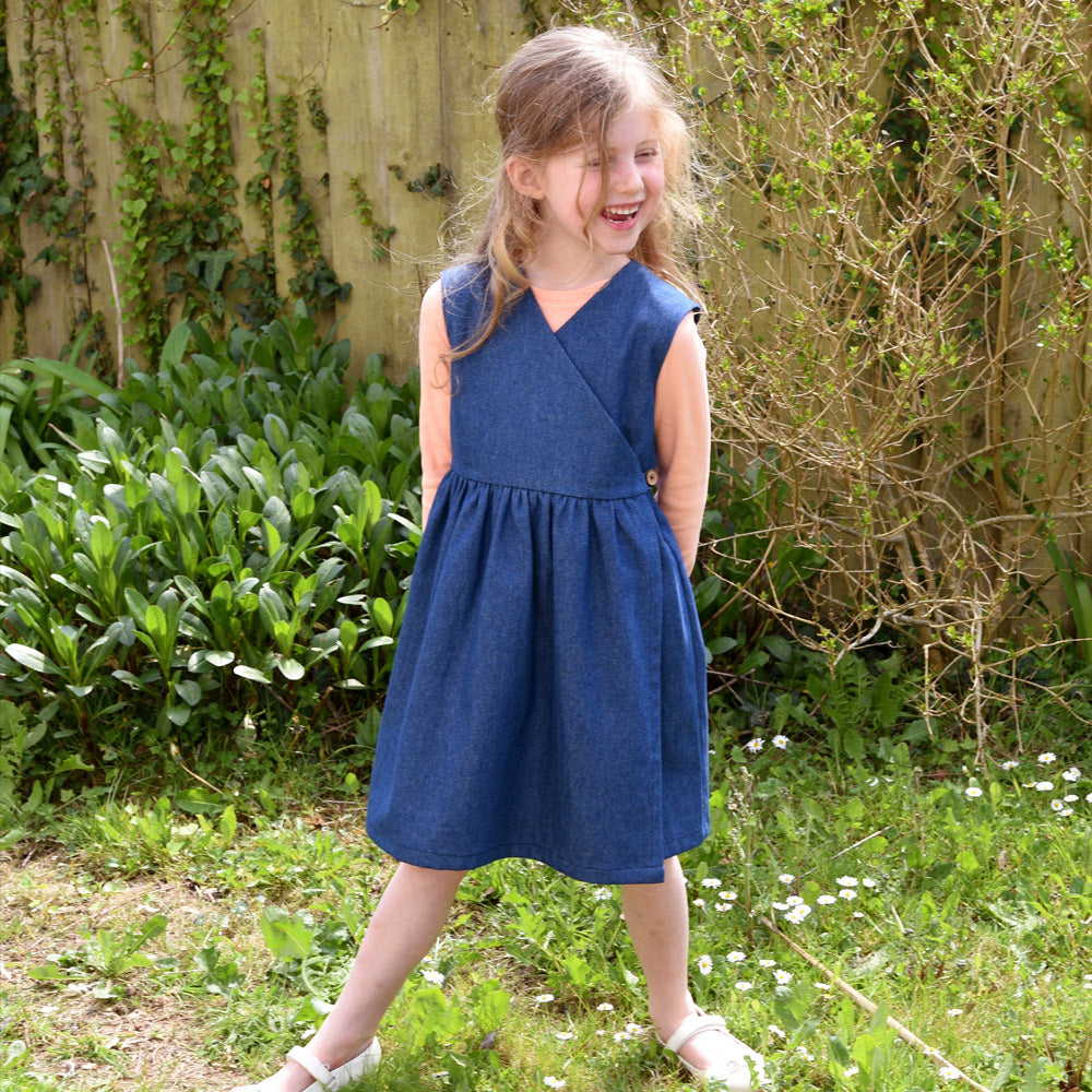 Child's Denim Pinafore Dress