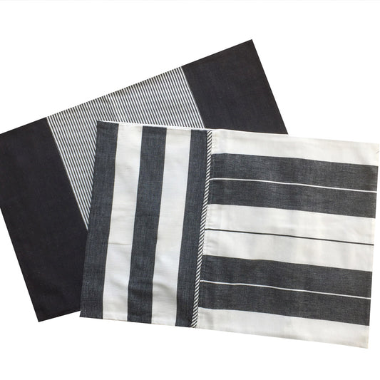 2 Cushion Covers - black / grey
