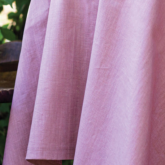 Linen Fabric - Heather Pink