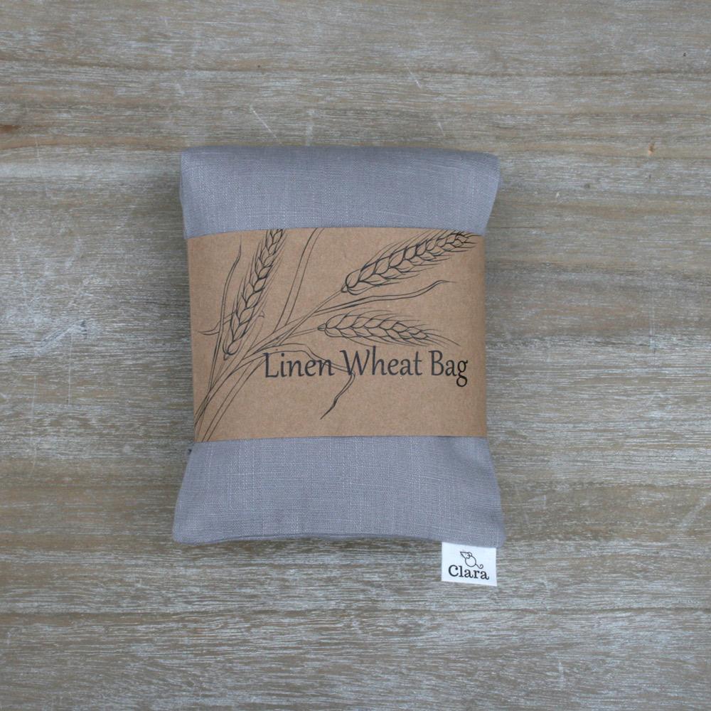 Linen Wheat Bag Wrap grey