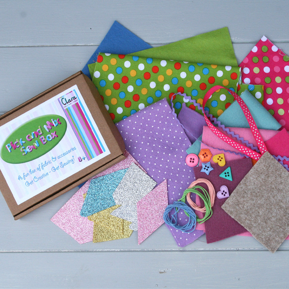 Craft box Pick and Mix Fabric and Accessories