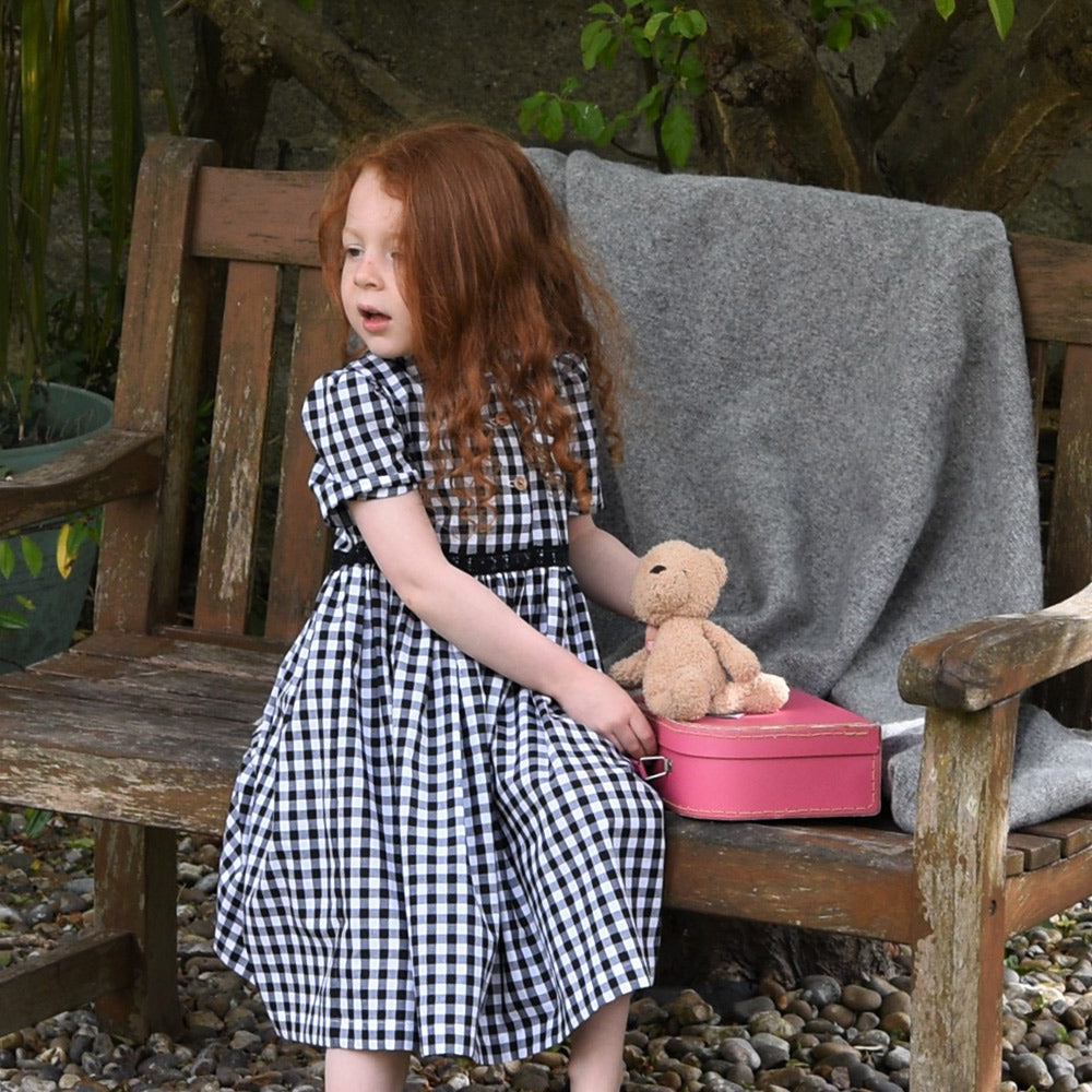 Girls gingham dress