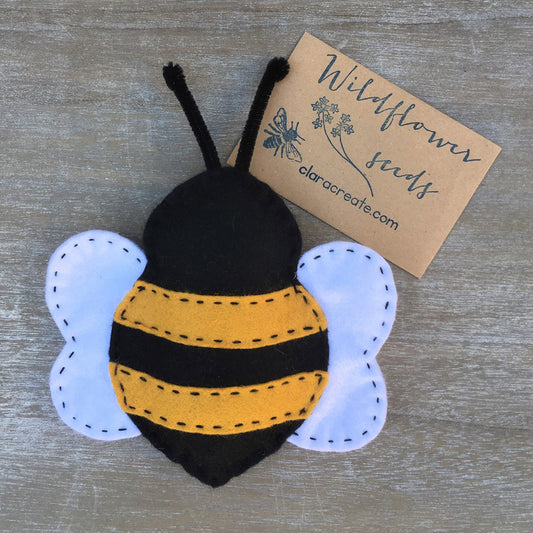 Bumble Bee Sewing Kit with Wildflower Seeds