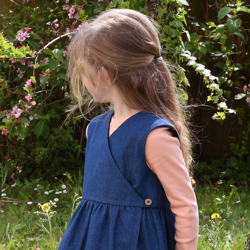 Child's Denim Pinafore Dress