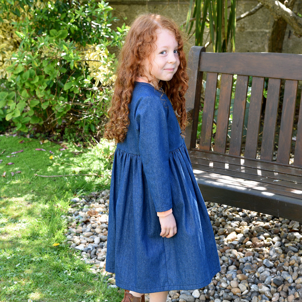 Child's Denim Coat Dress