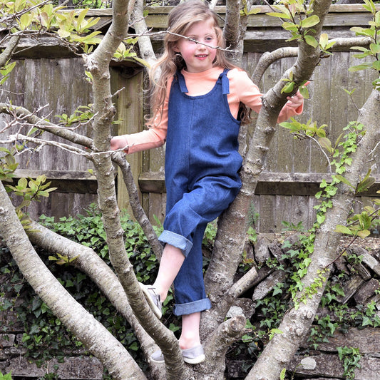Childs Denim Dungarees