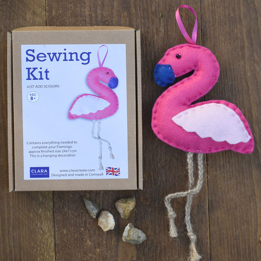 Flamingo Mini Sewing Kit
