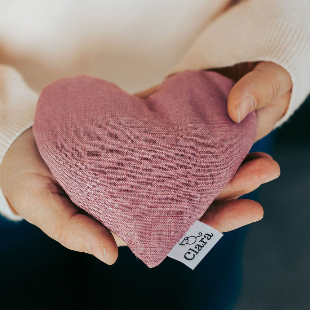 Lavender and Wheat Heart Hand Warmers