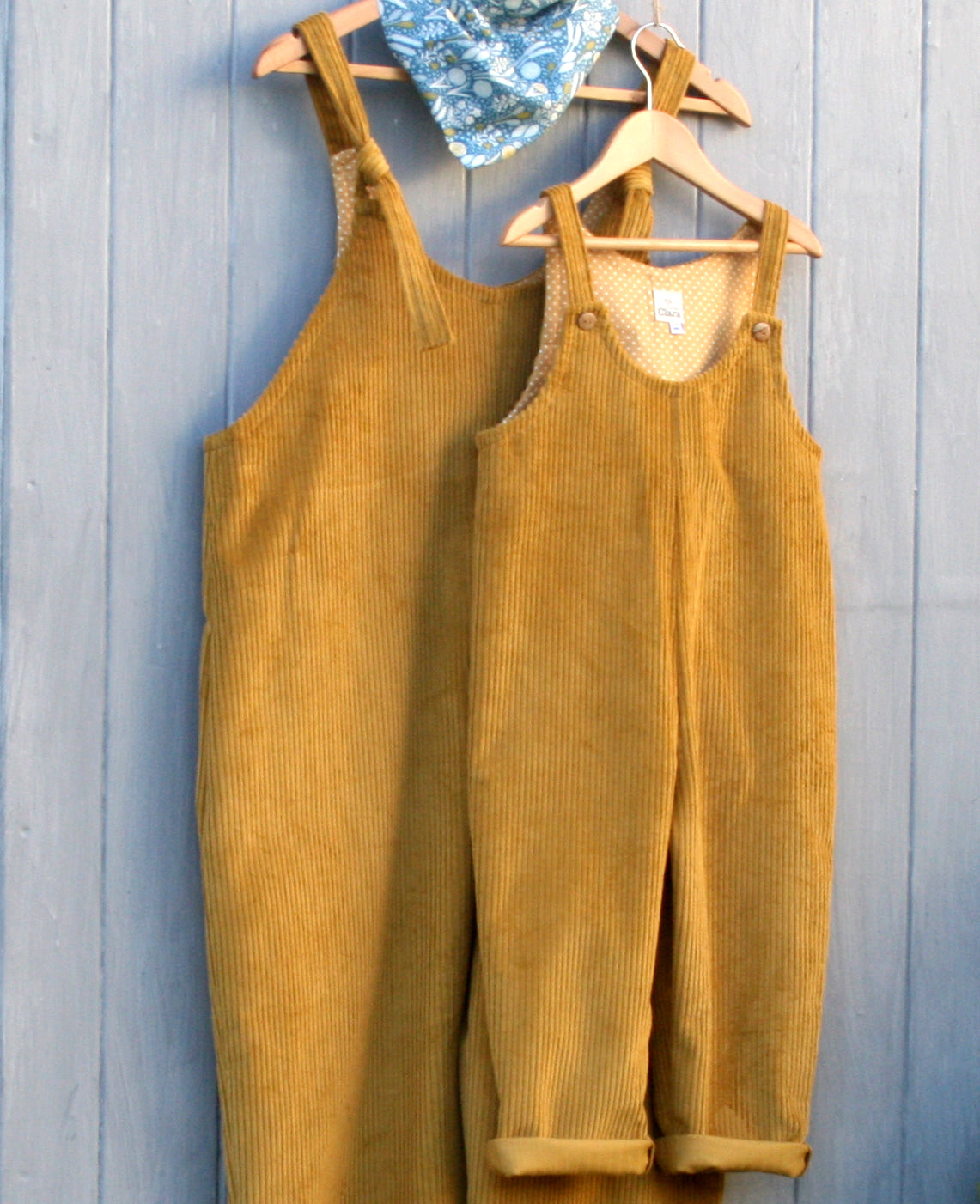 Childs Jumbo Cord Dungarees